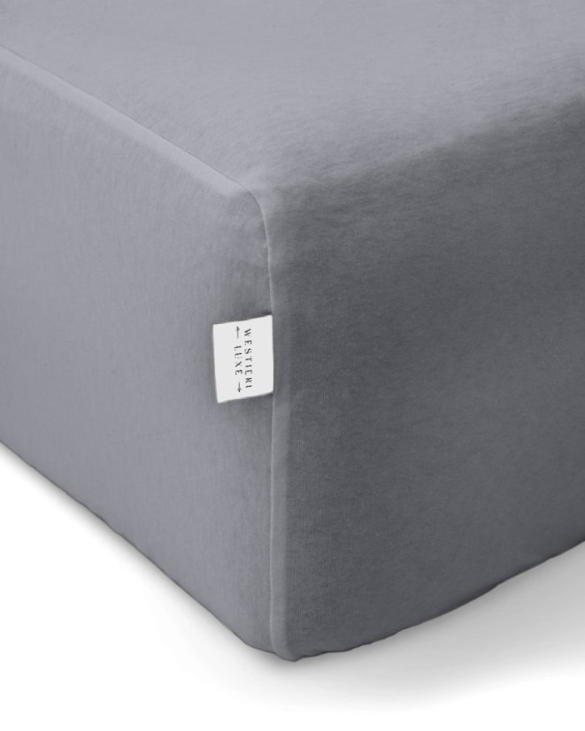 Svetlo sivá plachta - Rozmer: 80x200 cm - 10 cm výška